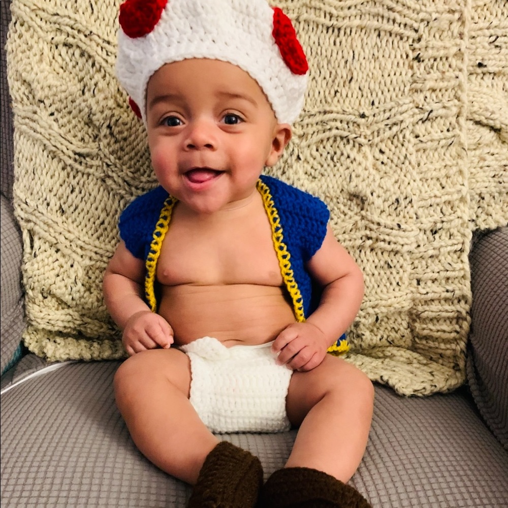 Super Mario Toad Halloween Costume